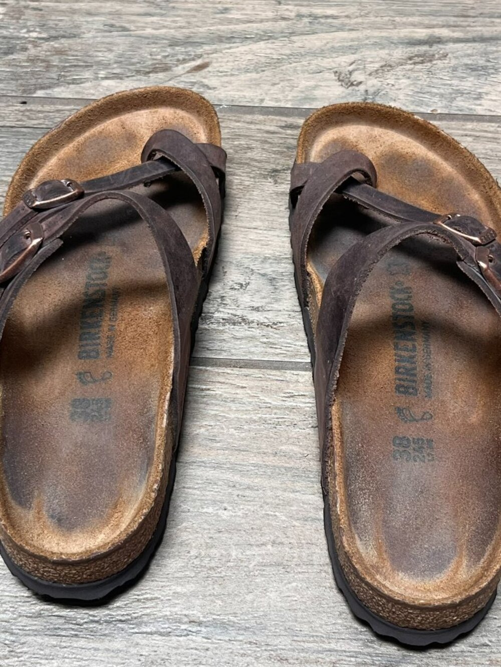Birkenstock women's Mayari Sandals Mocha size EU 38 US 7.5 - Picture 3 of 7